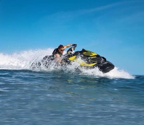 Jetski Sea-Doo sport Atlas en action à Marina Smir